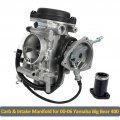 Svkzgfz Carburetor Intake Manifold For Yamaha Big Bear 400 2000-2006 Atv Quad 5fu-14101-13-00