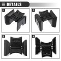 Motoforti Car Cup Holder Insert Divider Separator Center Console Inserts For Toyota Avalon 2005-2012 Plastic 55618-07012 Black