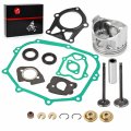 Engine Gasket Rebuild Kit Std Piston Ring Seal Intake Exhaust Valve For Yamaha Golf Cart G14 1995 1996 Jn5-11631-00-96
