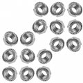 Caltric 16pcs Wheel Flanged Serrated Lug Nuts Compatible With Polaris 3 8 -24