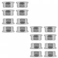 Caltric 16pcs Wheel Flanged Serrated Lug Nuts Compatible With Polaris 3 8 -24