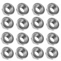 Caltric 16pcs Wheel Flanged Serrated Lug Nuts Compatible With Polaris 3 8 -24