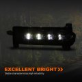 Led Front Passenger Side Fog Light Lamp Pc Abs Black