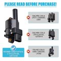 Mas Set Of 8 Square Ignition Coil Iridium Spark Plug 5mm Red Wire For Chevy Cadillac Gmc Suburban Silverado Cts Sierra Camaro