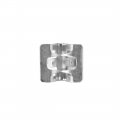 Uxcell 10pcs Metal Rivets Car Interior Dashboard Panel Trim Clips Silver Tone