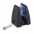 Uxcell Office Desk Partition Support Bracket 4pcs Divider Clamp Brackets Screen Clip Holders For 2-20mm Thick Black