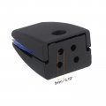 Uxcell Office Desk Partition Support Bracket 4pcs Divider Clamp Brackets Screen Clip Holders For 2-20mm Thick Black