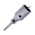 60mm 2-3 8 Concrete Hole Saw With 220mm Sds Plus Shank Connecting Rod Cement For Brick Stone Wall 