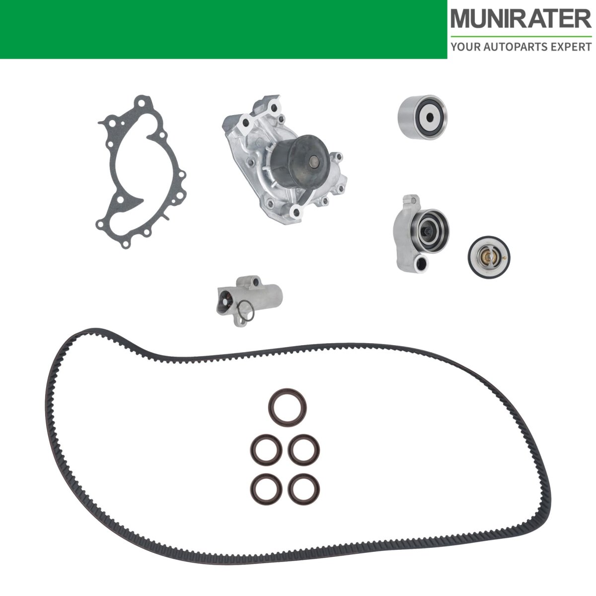 Timing Belt Water Pump Kit Replacement For Es300 0l 2002-2003 Rx330 3 3l 2004-2006