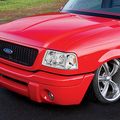 Ford Ranger 4pcs Replacement Headlight Corner Lights Kit Chrome Housing Amber Reflector