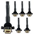 Ena Set Of 6 Ignition Coil Pack For Bmw 320i 325i 325is 525i 525it Replacement 0221504474 C953 Uf226 Uf68 