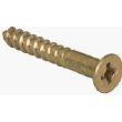 Hillman Brass Wood Screw No 10 X 1 Phillips Flat Head 