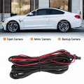 X Autohaux 1pcs 4 Pin 5 5m 18ft Dash Cam Rearview Backup Camera Reverse Extension Cord Car Recorder Cable Male To Female Video
