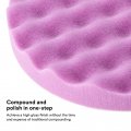 3m Perfect It 1 Step Foam Finishing Pad 33036 Flat Back Hook Surface Buffing Collision Repair High Gloss Polish 8 In 2 Pads Bag