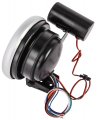 Jegs 5a Tachometer Silver Face With Bezel 0-10 000 Rpm Range Super-bright Led Shift Light One-touch Peak Recall Mounting 