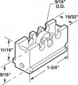 Prime-line Products G 3046 Sliding Window Roller Assembly With 9 16-inch Flat Steel Wheel 2-pack