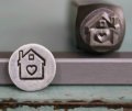 Supply Guy 8mm House With Heart Metal Punch Design Stamp Ch-27 