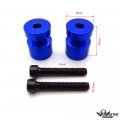 Blue Swingarm Spools 8mm Thread For Rc51 Rvt1000r 2000 To 2006 Billet Aluminum Frame Sliders Pair