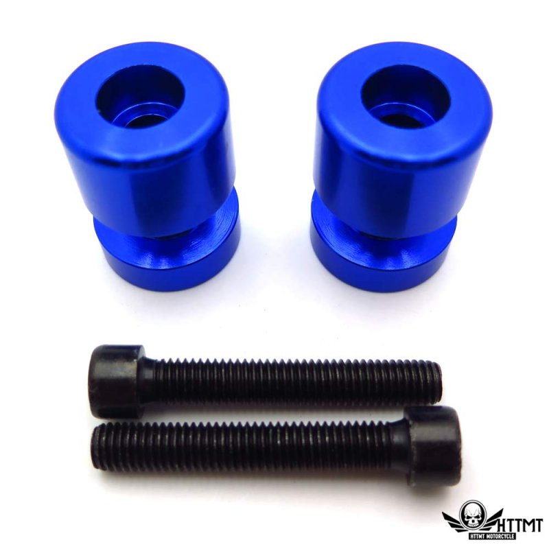 Blue Swingarm Spools 8mm Thread For Rc51 Rvt1000r 2000 To 2006 Billet Aluminum Frame Sliders Pair