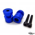 Blue Swingarm Spools 8mm Thread For Rc51 Rvt1000r 2000 To 2006 Billet Aluminum Frame Sliders Pair