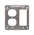 Raco 915c 4 Sq Gfi Dplx Cover 