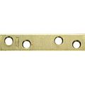 National Mfg Spectrum Brands Hhi N191-007 5 8-inch X 3-inch Mend Plate Brass 4-pack 