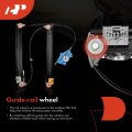 A-premium Power Window Regulator Without Motor Compatible With Audi A4 2002-2008 Quattro Rs4 2007-2008 S4 Front Passenger Side