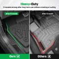 Cartist Floor Mats For Jeep Wrangler 2007-2018 Jk 2-door Jku 4-door All Weather Front Row Liners Accessories Heavy Duty Tpe Car