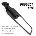Motorcycle Rearview Mirror 1 Pair Front Upper Adjustable Swivel Side Mirrors For Honda Kawasaki Suzuki Yamaha Convex Lens 54in