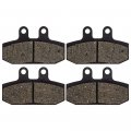 Niche Brake Pad Set For Aprilia Mana 850 Gt Ap8133798 Rear Organic 2 Pack