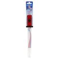 Led Glow Flashlight With Lanyard And Whistle Red 