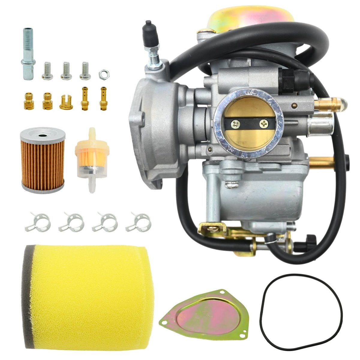 13200-21g10 Carburetor Kit For Suzuki Lt-f250 Ozark 2002 2009 2012 2014 And Lt-z250 Quadsport Z 2004 Replaces 13200-05g22