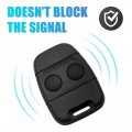 Uxcell Car Replacement Key Fob Shell Case For Land Rover Discovery 1 Defender Freelander 2 Button Black