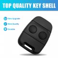 Uxcell Car Replacement Key Fob Shell Case For Land Rover Discovery 1 Defender Freelander 2 Button Black