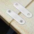 Uxcell Repair Plate 23mmx8mm Flat Fixing Mending Corner Brace Bracket Connector Pack Of 50