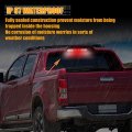 Tail High Mount Brake Stop Light 15286505 Rear Cab Roof Center Third Cargo Lamp For Chevrolet Colorado Gmc Canyon Abs Black