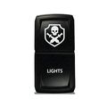 Ch4x4 Rocker Switch V2 Military Lights Symbol 27- White Led 