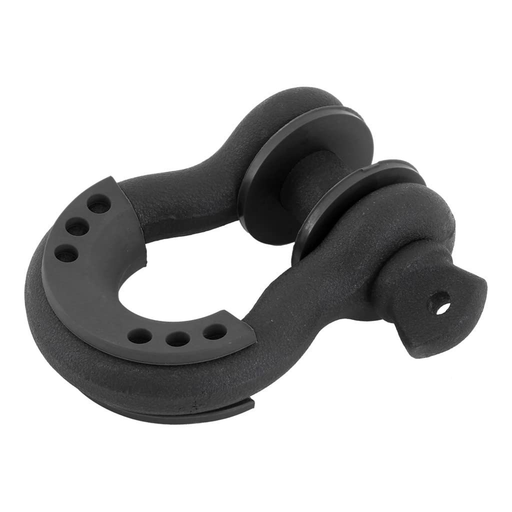 Bumper D Ring For Chevy S10 Tracker Silverado 2500 1999 2004 Black Steel With Isolators 3 4 In Shackle Rt33001