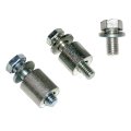 Inline Tube For 66-72 Pontiac Gto Upper Intake Ac Bracket Spacer Kit 8 Pc 