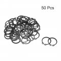 Uxcell 29mm External Circlips C-clip Retaining Shaft Snap Rings 65mn 50pcs