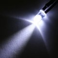 Uxcell 3pcs 3mm Pre Wired Led White Dc3-5v Clear Lens Light Emitting Diodes