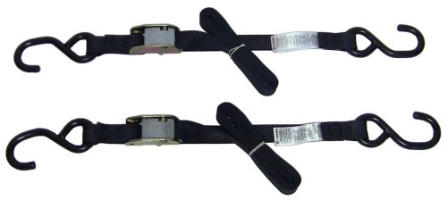Ancra 40888-26-03 Black Original Premium Cam Buckle Tie Down 6 Pack