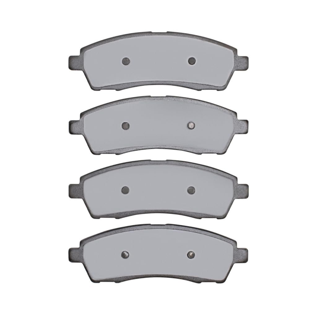 Front Brake Pads For Ford Excursion 2000 2001 2002 2003 2004 2005 Semi Metallic Friction 6 25 In Outer Pad Width