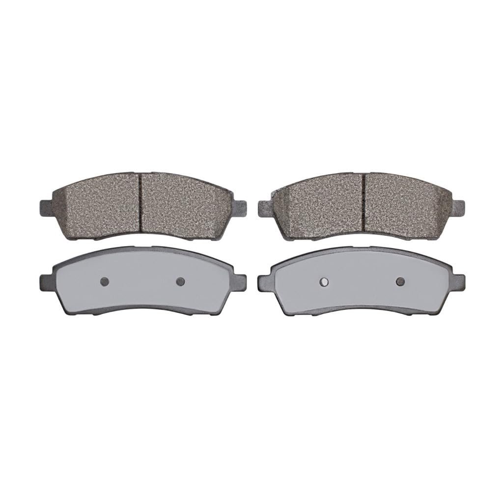 Front Brake Pads For Ford Excursion 2000 2001 2002 2003 2004 2005 Semi Metallic Friction 6 25 In Outer Pad Width