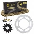 Niche Drive Sprocket Chain Combo For Kawasaki Kx125 Front 12 Rear 50 Tooth 520v-x X-ring 114 Links
