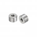 5pcs M6 Round Connector Nuts 304 Stainless Steel Coupling 10mm 0 4 Length Sleeve Rod Bar Stud Nut For Bracket M6x10x16mm 