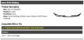 Marketplace Auto Parts Lower Chrome Grille Molding Compatible With 2011-2014 Ford Edge