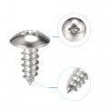 Uxcell Phillips Head Self Tapping Screws 8 X 3 304 Stainless Steel Wood Sheet Metal Screw 50pcs