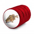 Smallmouth Bass Fishing 1 Valve Stem Caps For Tire Rim Wheel Aluminum Red