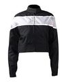 Women S Black And Gray Textile Motorcycle Jacket Size M Md Medium 